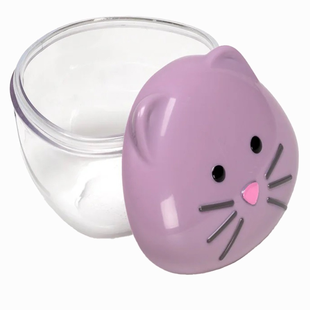 Melii Kids Snack Container - Purple Cat 232 ml, Pack of 1's