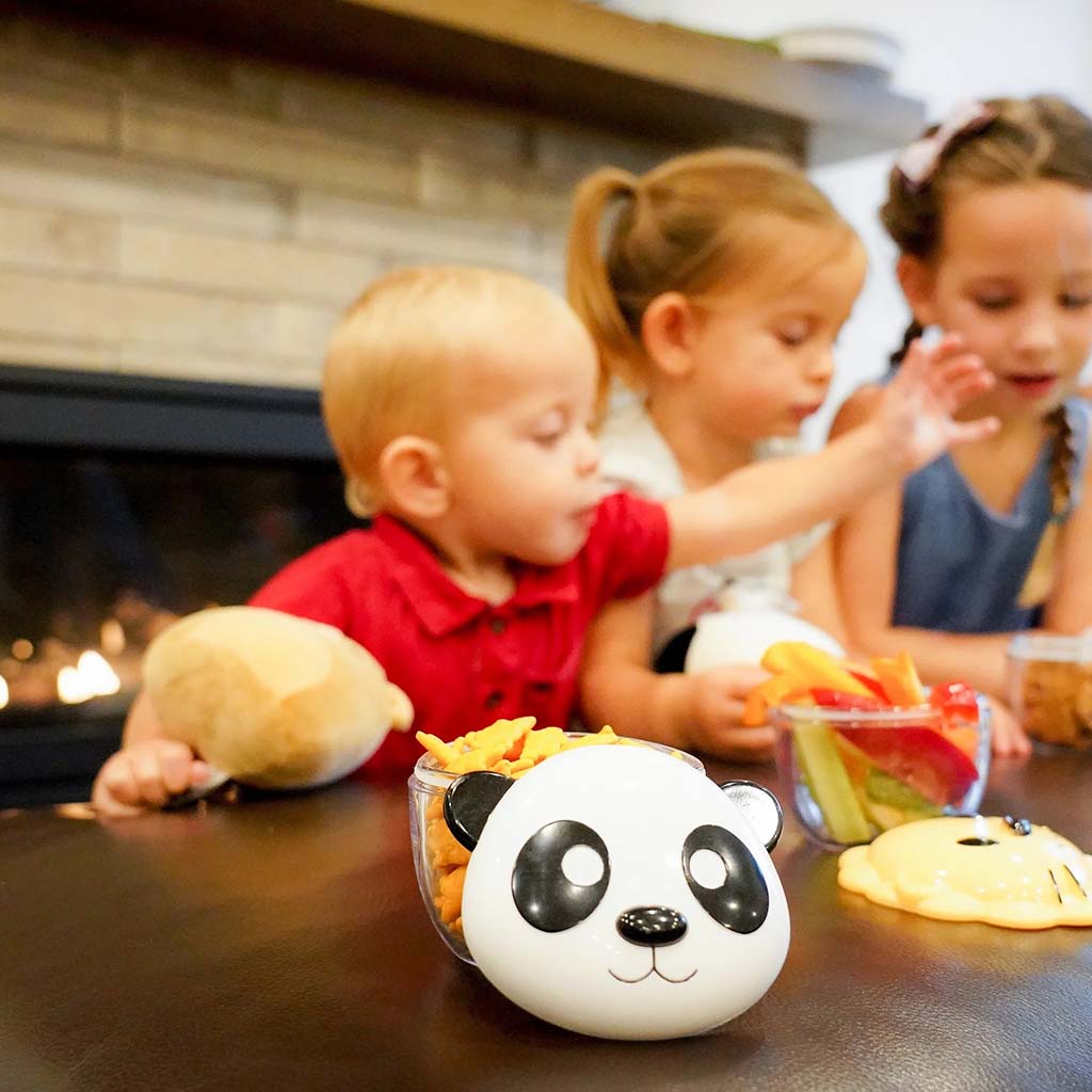 Melii Kids Snack Container - Purple Cat 232 ml, Pack of 1's