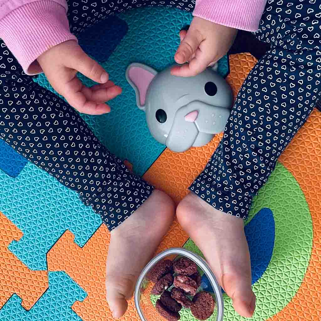 Melii Kids Snack Container - Purple Cat 232 ml, Pack of 1's