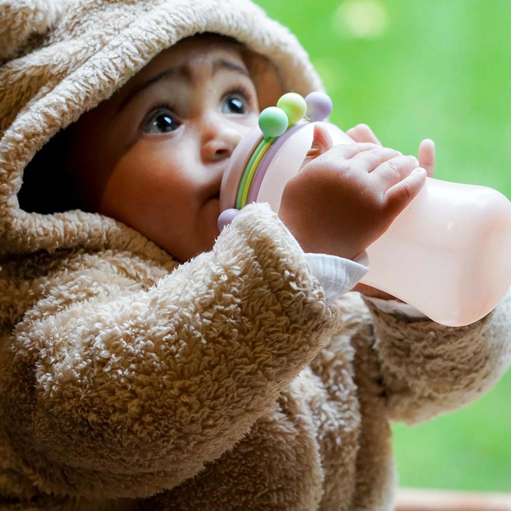 Melii Abacus Baby Feeding Sippy Cup With Straw From 12+ Months - Turquoise & Green Color 340ml, Pack of 2’s