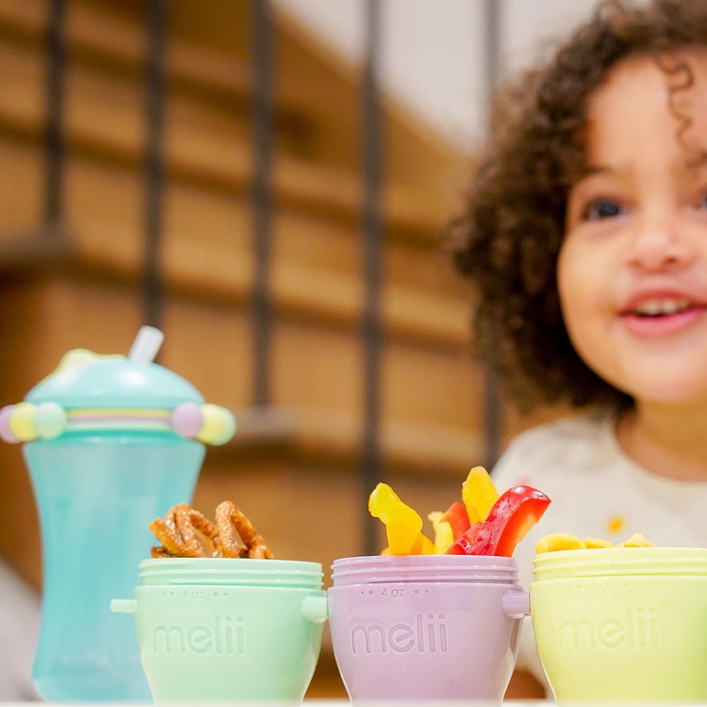 Melii Abacus Baby Feeding Sippy Cup With Straw From 12+ Months - Green & Pink Color 340ml, Pack of 2’s