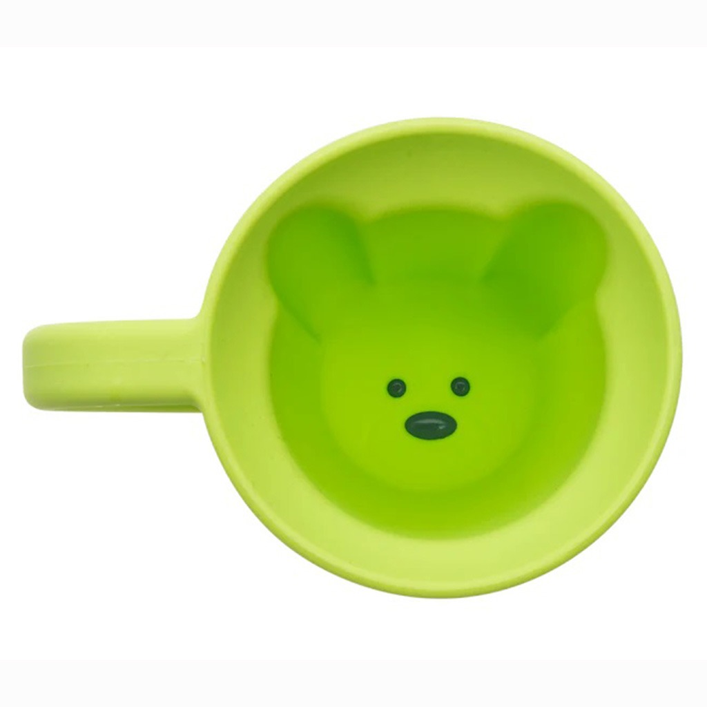 Melii Silicone Bear Baby Mug From 12+Months - Mint & Turquoise Color 200ml, Pack of 2’s