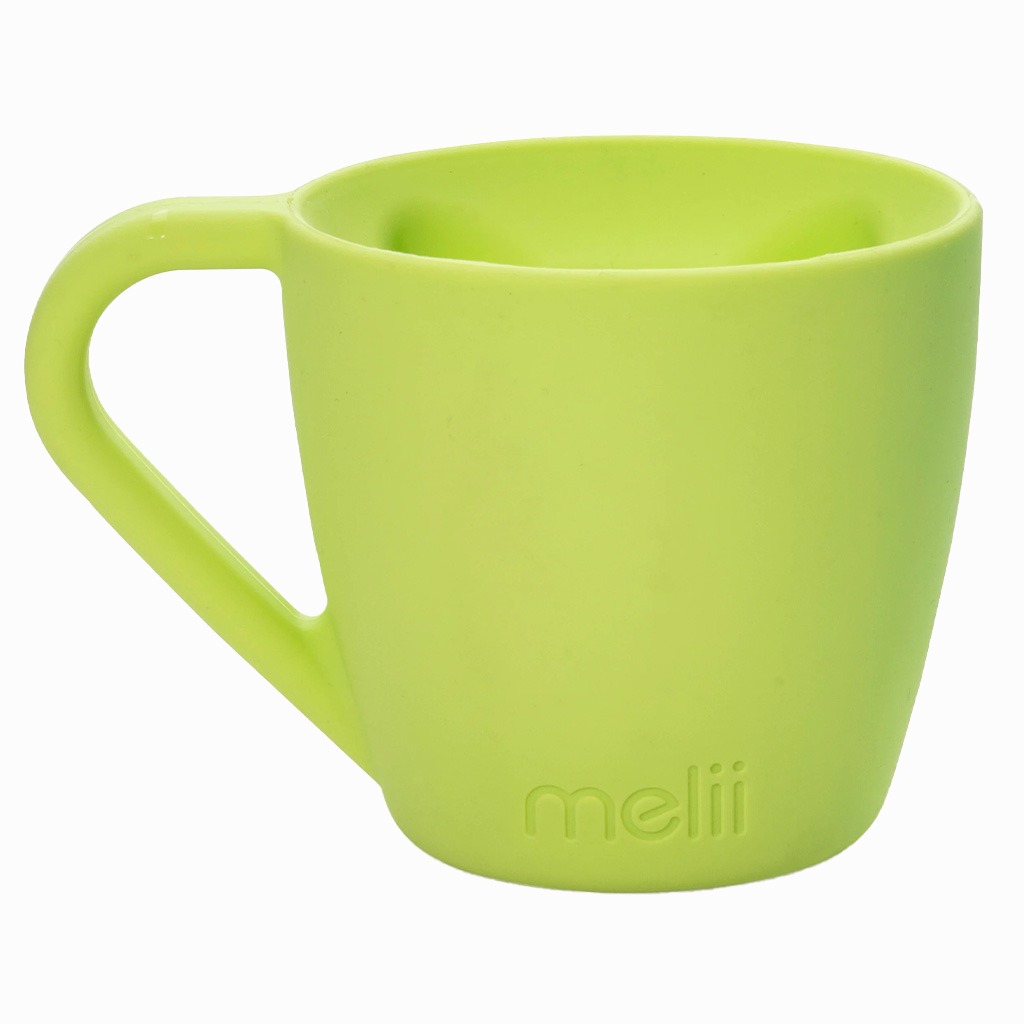 Melii Silicone Bear Baby Mug From 12+Months - Mint & Turquoise Color 200ml, Pack of 2’s