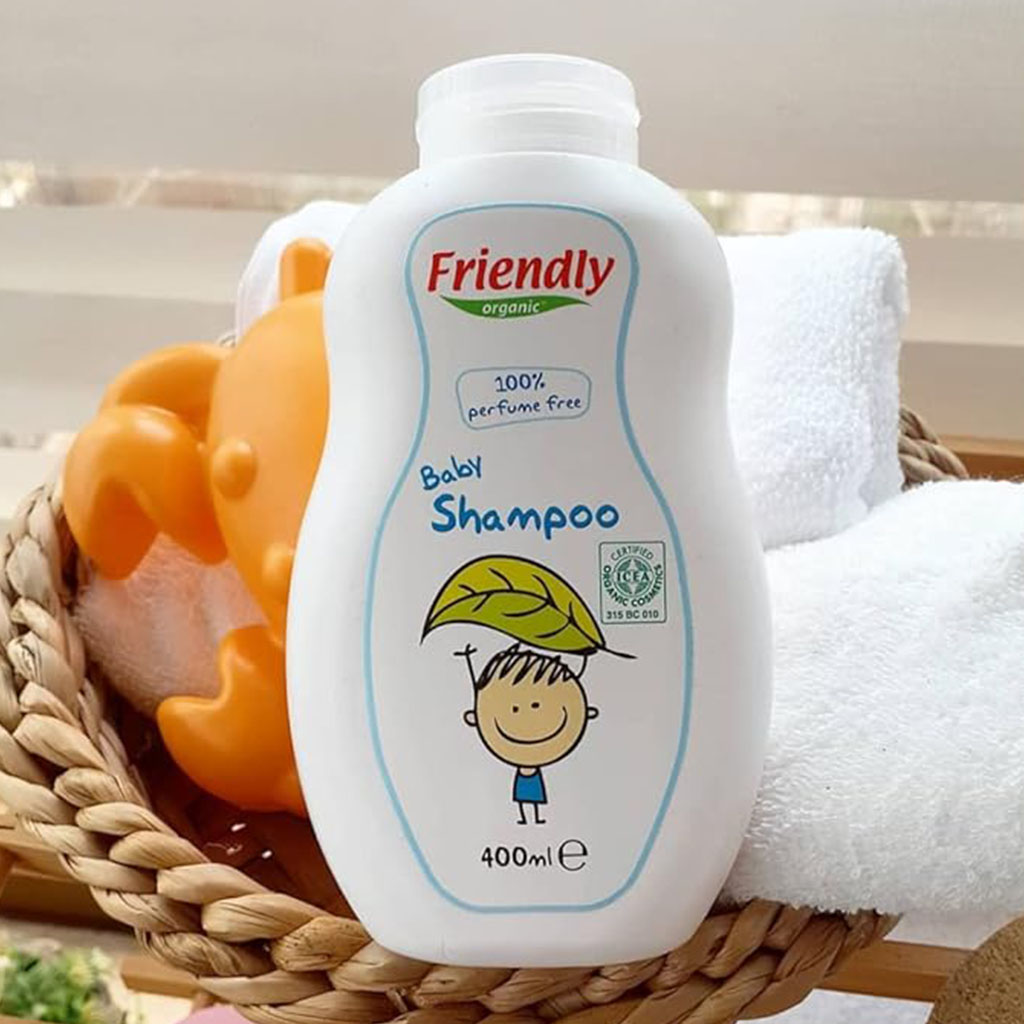 Friendly Organic Baby Shampoo & Body Wash For Hair & Body 400ml