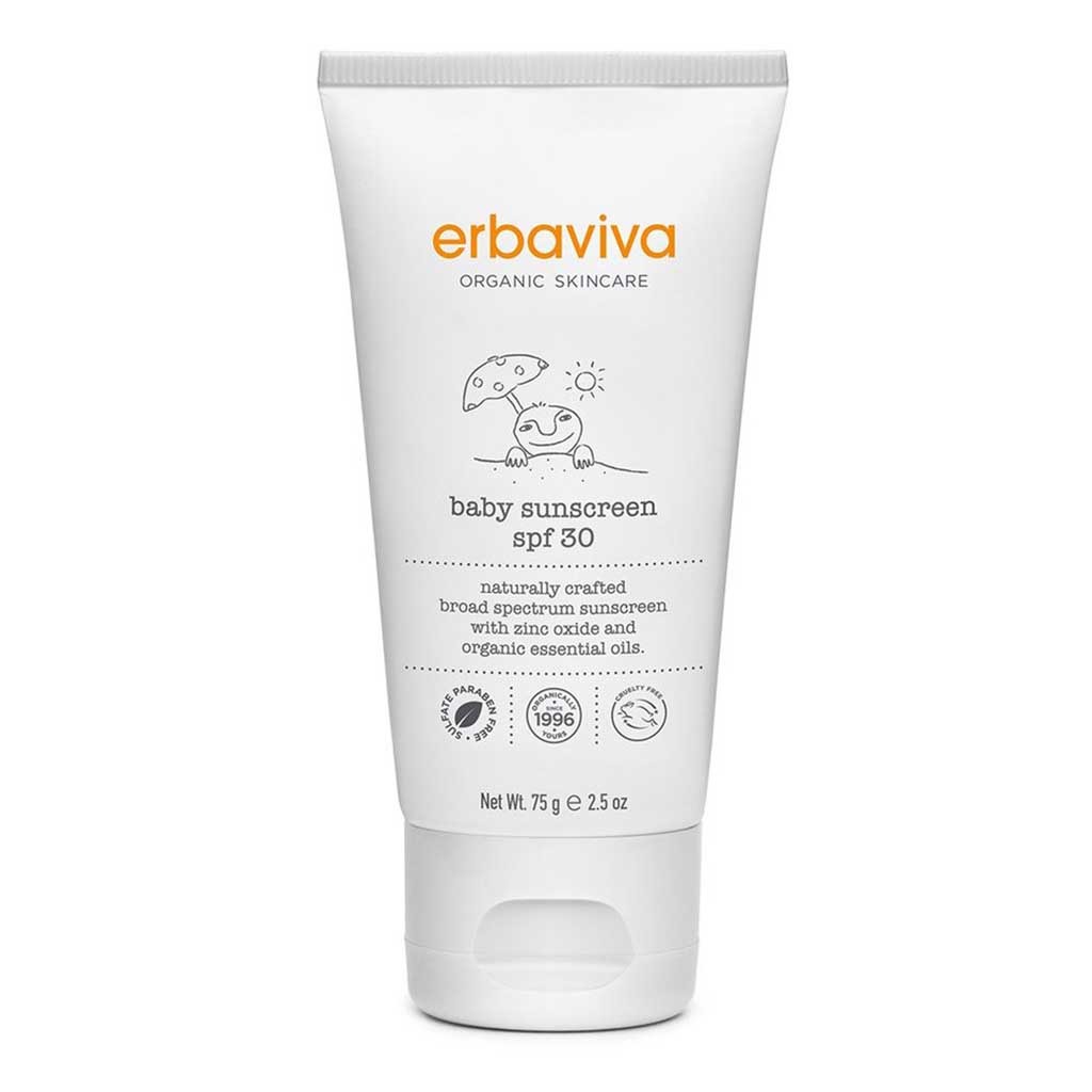 Erbaviva Organic Skincare Baby Sunscreen SPF30 Cream 75g