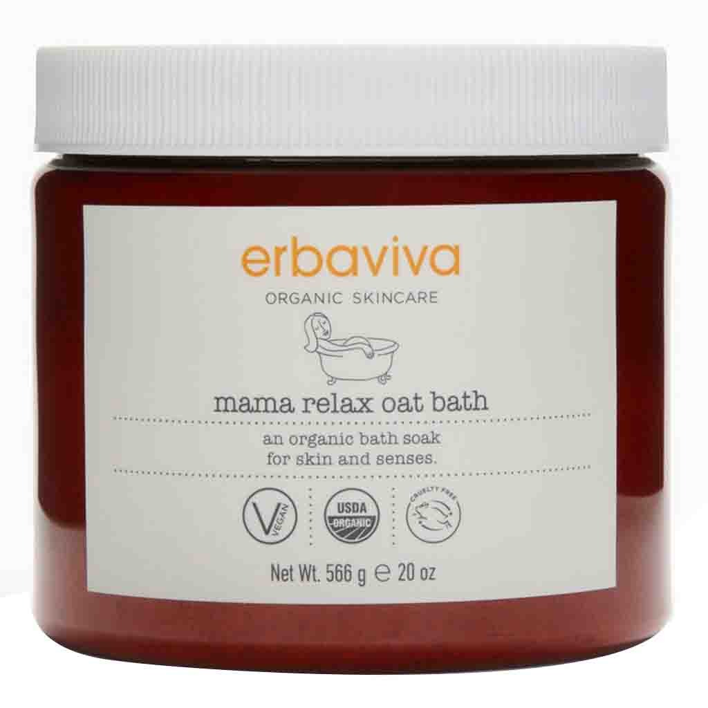 Erbaviva Organic Skincare Mama Relax Oat Bath For Itchy & Dry Skin 566g
