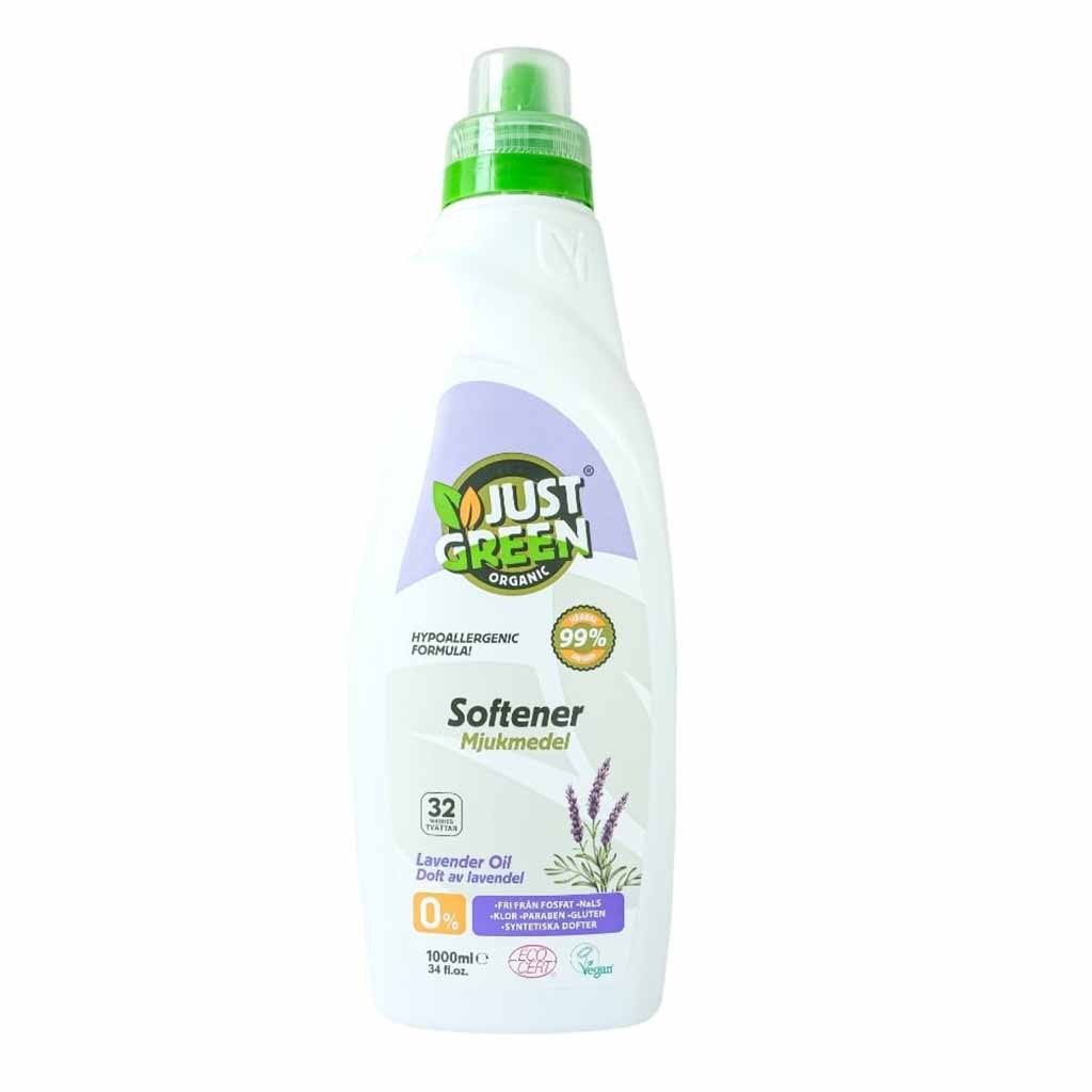 Just Green Organic Baby Fabric Lavender Oil Softener 1000ml 