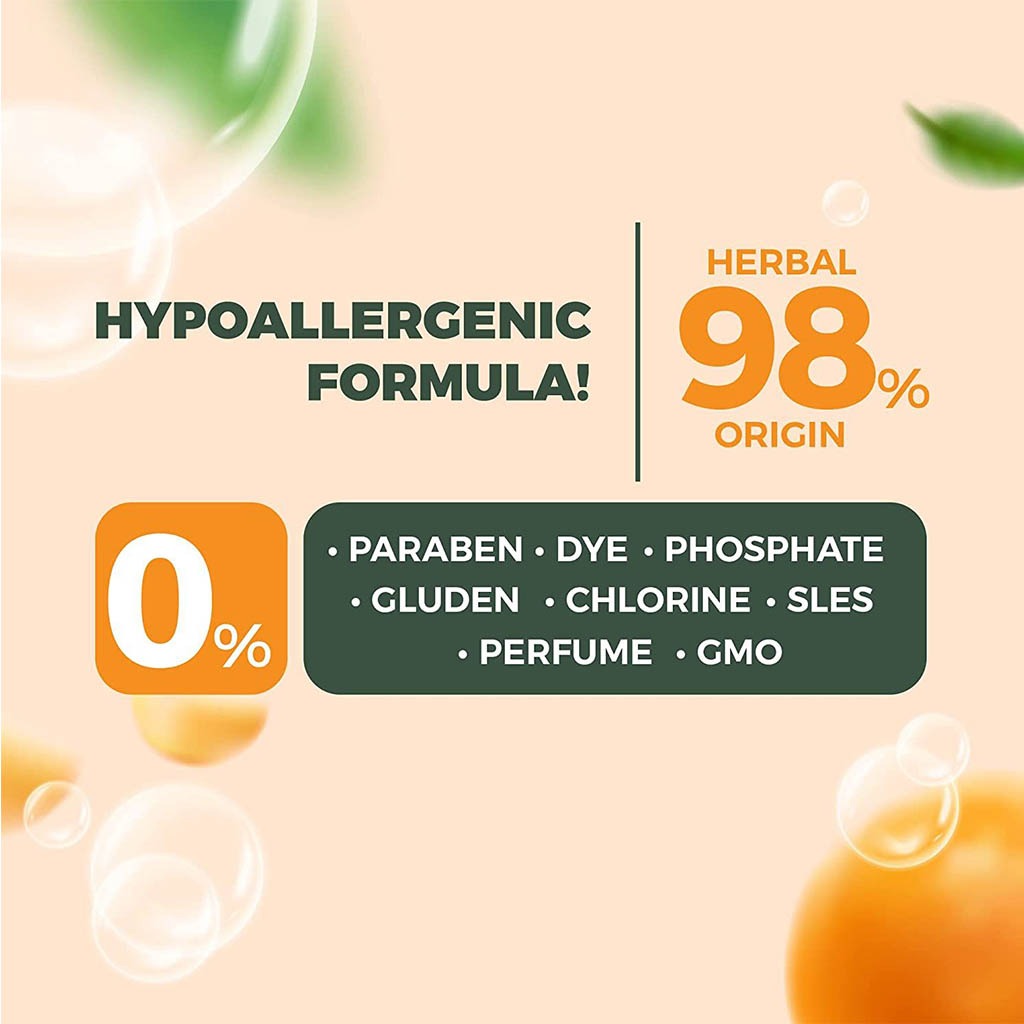 Just Green Organic Orange Oil Dishwashing Liquid 750ml