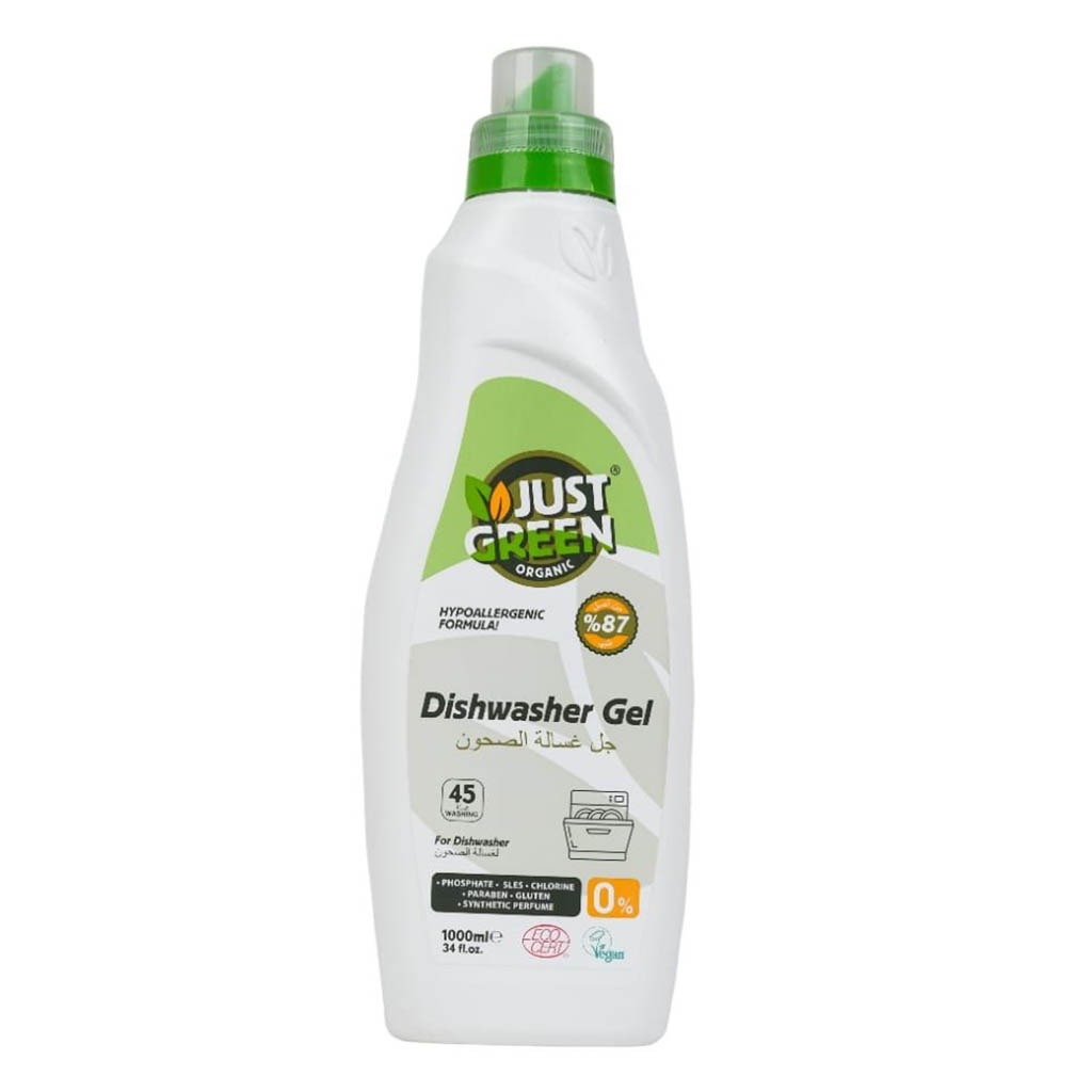 Just Green Organic Dishwashing Gel 1000ml