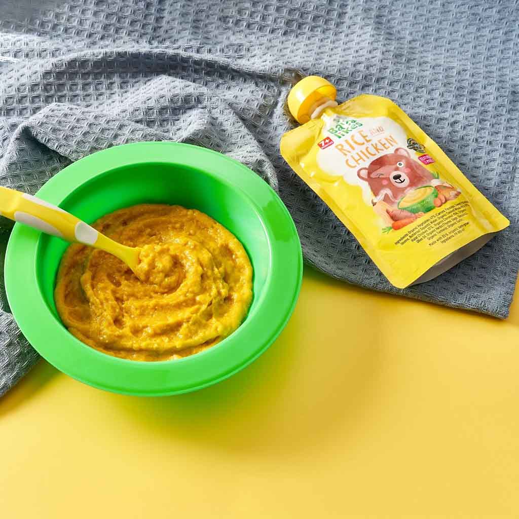 Babylikes Rice & Chicken Stage 2 For 7+ Months Organic Baby Puree 130g
