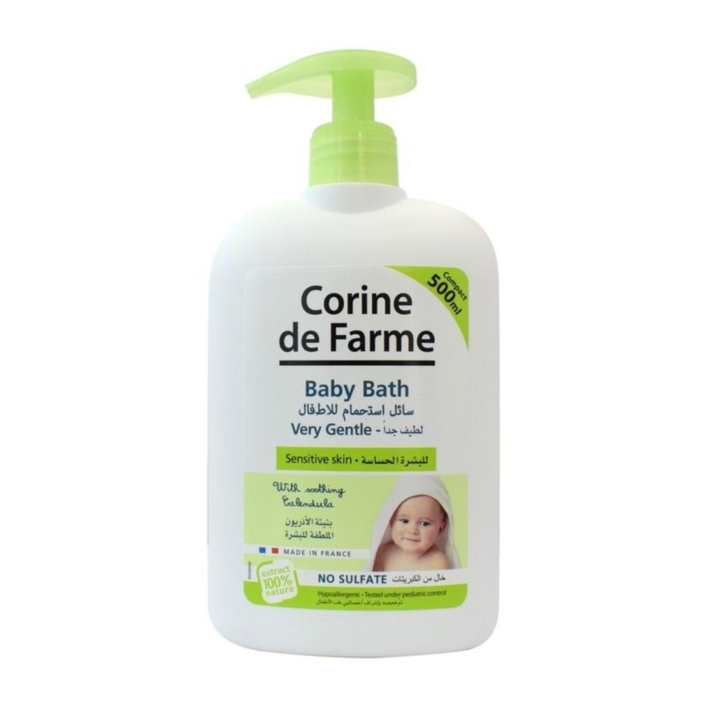 Corine De Farme Gentle Baby Bath With Calendula For Sensitive Skin 500ml 