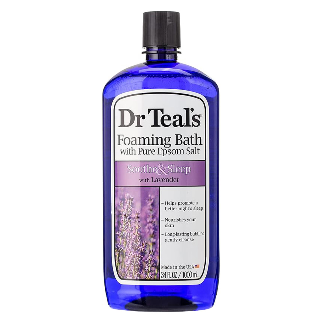 Dr Teal’s Soothe & Sleep Foaming Bath Body Wash With Pure Epsom Salt & Lavender 1000ml 