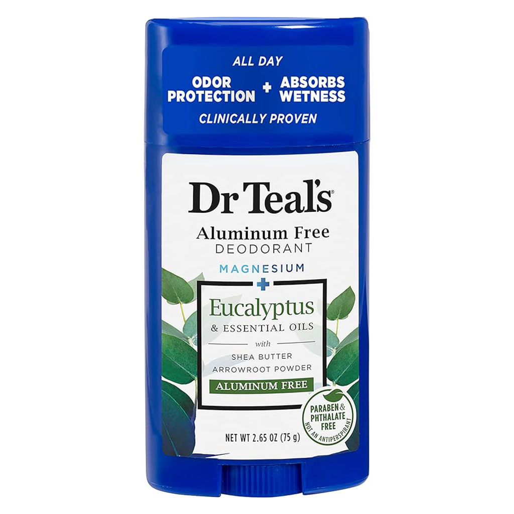 Dr Teal's Aluminum Free, Magnesium & Eucalyptus Body Deodorant 75g