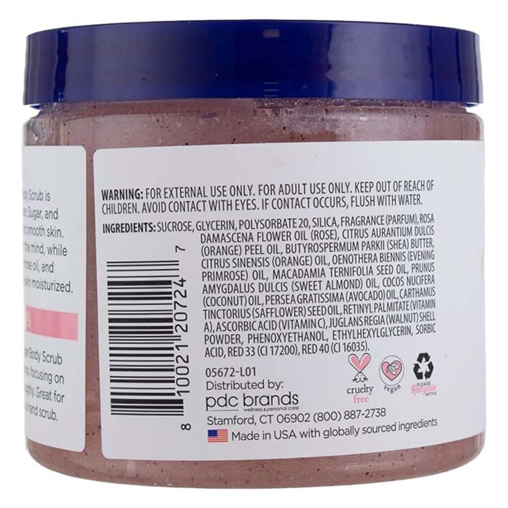 Dr Teal's Shea Sugar Rose Body Scrub With Shea Butter & Essential Oils 538g