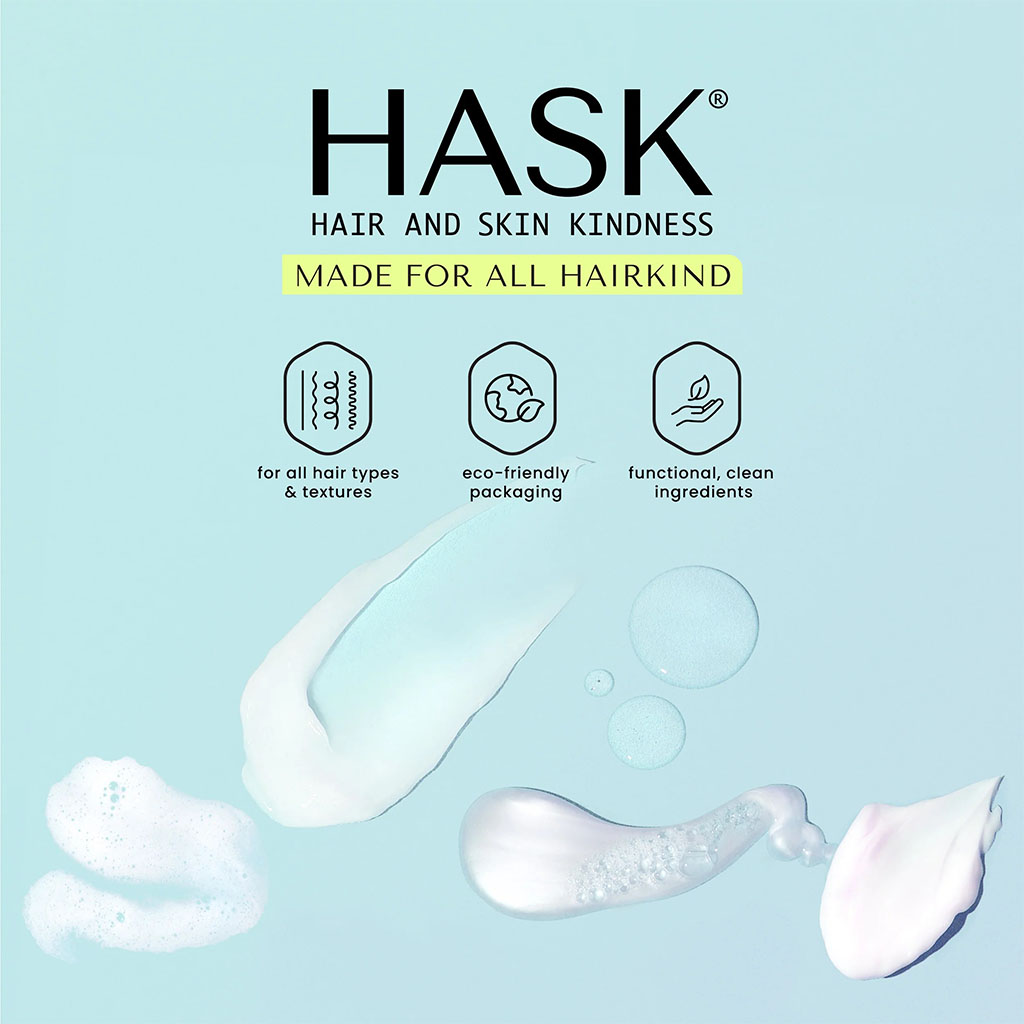 Hask Curl Care Moisturizing Shampoo With Coconut Oil, Argan Oil & Vitamin E For Curly Hair 355ml
