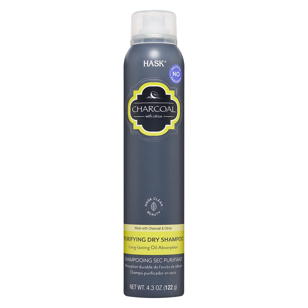 Hask Charcoal With Citrus Purifying Dry Shampoo For Oily Hair 122g