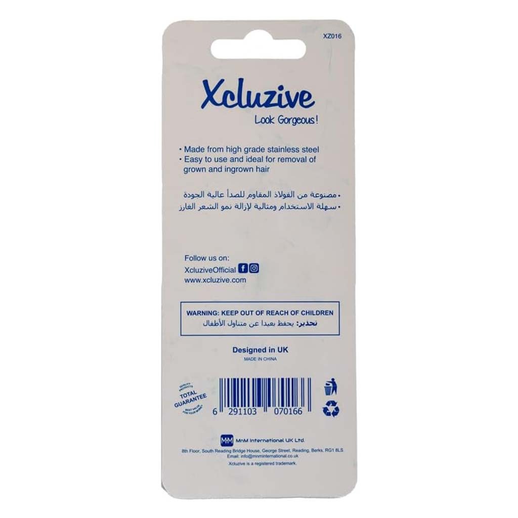 Xcluzive Precision Tweezers With PVC Sleeve - Assorted Colors, Pack of 1's