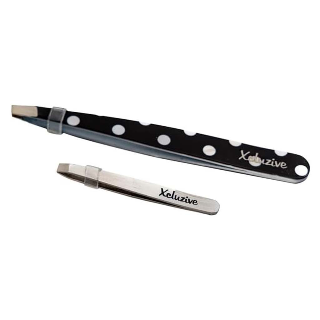 Xcluzive Precision Tweezers With PVC Sleeve - Assorted Colors, Pack of 1's