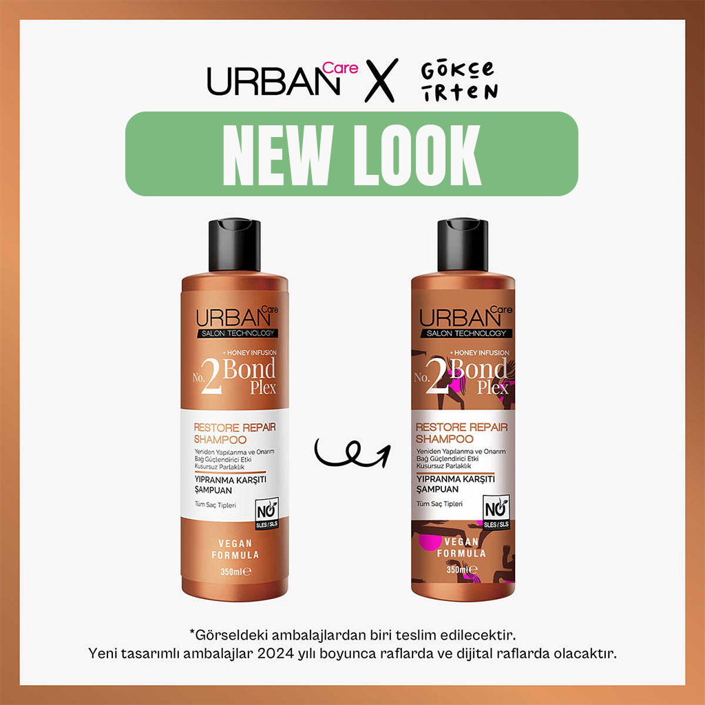 Urban Care Honey Infusion No 2 Bond Plex Restore Repair Hair Shampoo 350ml