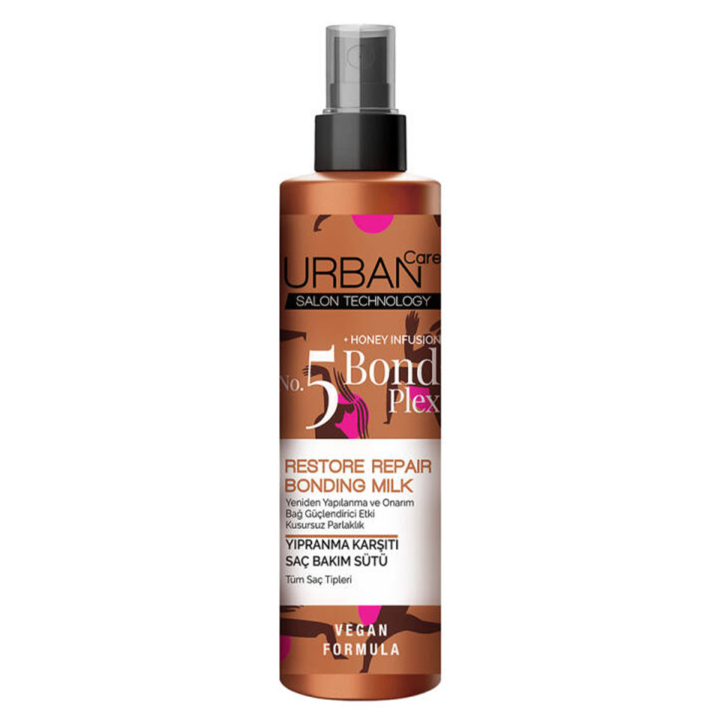 Urban Care Honey Infusion No 5 Bond Plex Restore Repair Bonding Milk Hair Spray 200ml