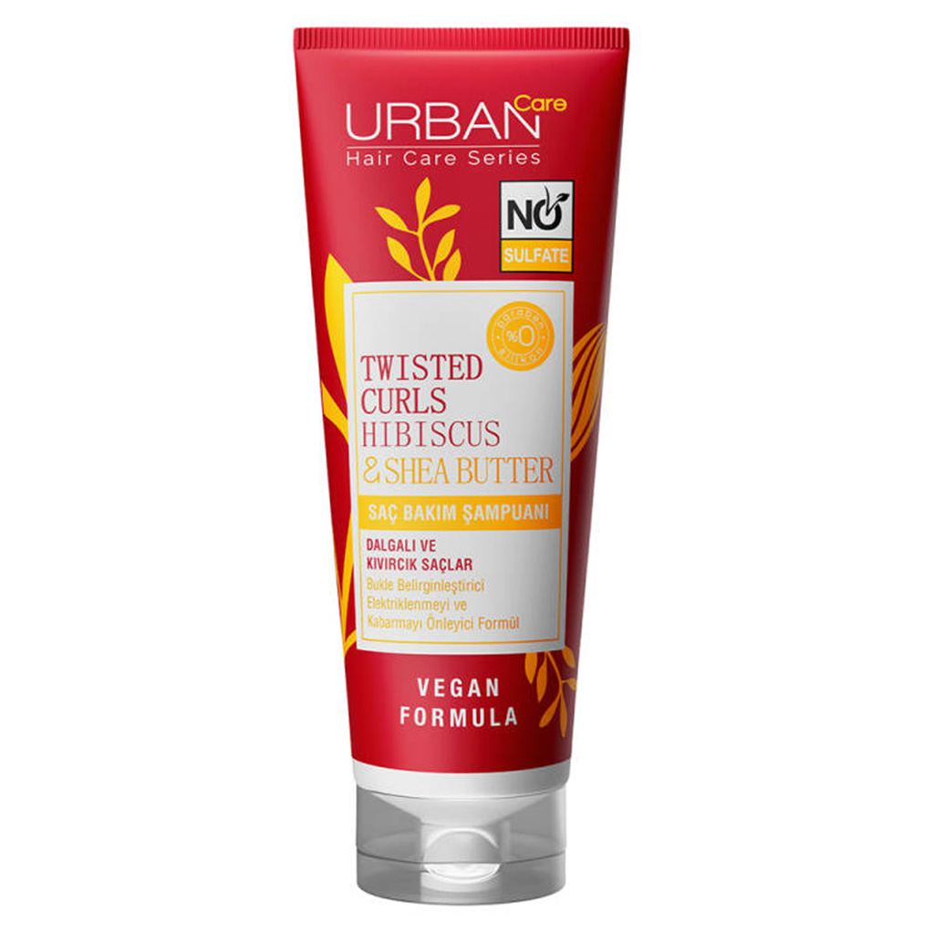 Urban Care Twisted Curls Hibiscus & Shea Butter Hair Care Shampoo For Curly Hair 250ml 