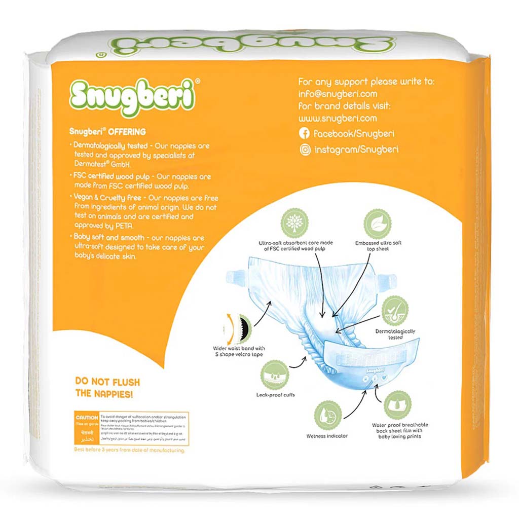 Snugberi Baby Diaper Pants, Size 5, X- Large, 11-18Kg, Pack of 22's