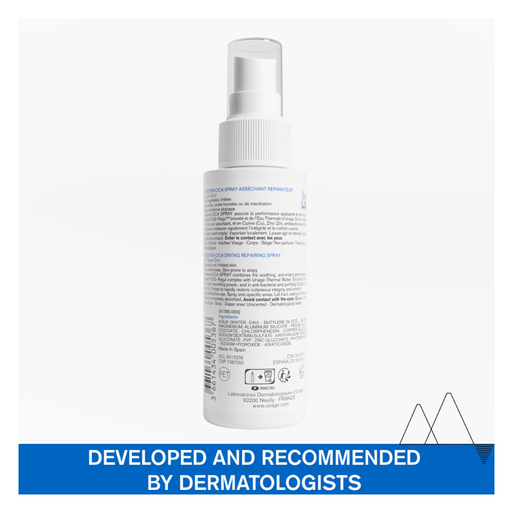 Uriage Bariederm CICA Dry Repairing Spray For Sensitive Skin 100ml
