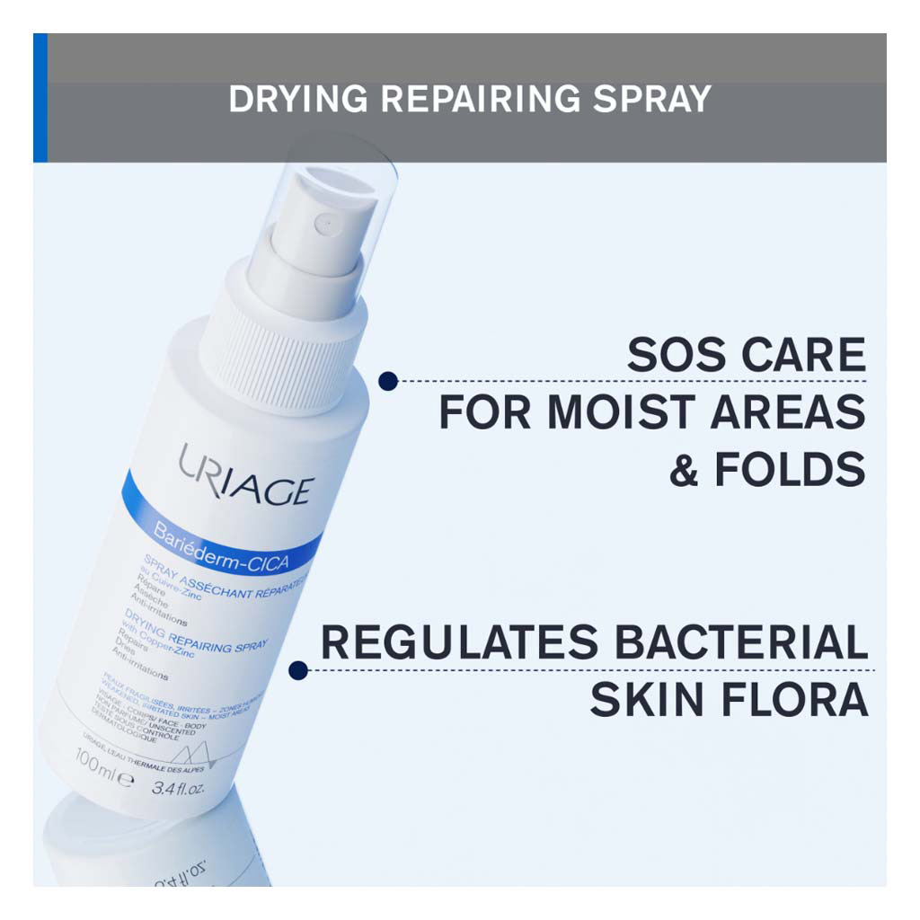 Uriage Bariederm CICA Dry Repairing Spray For Sensitive Skin 100ml