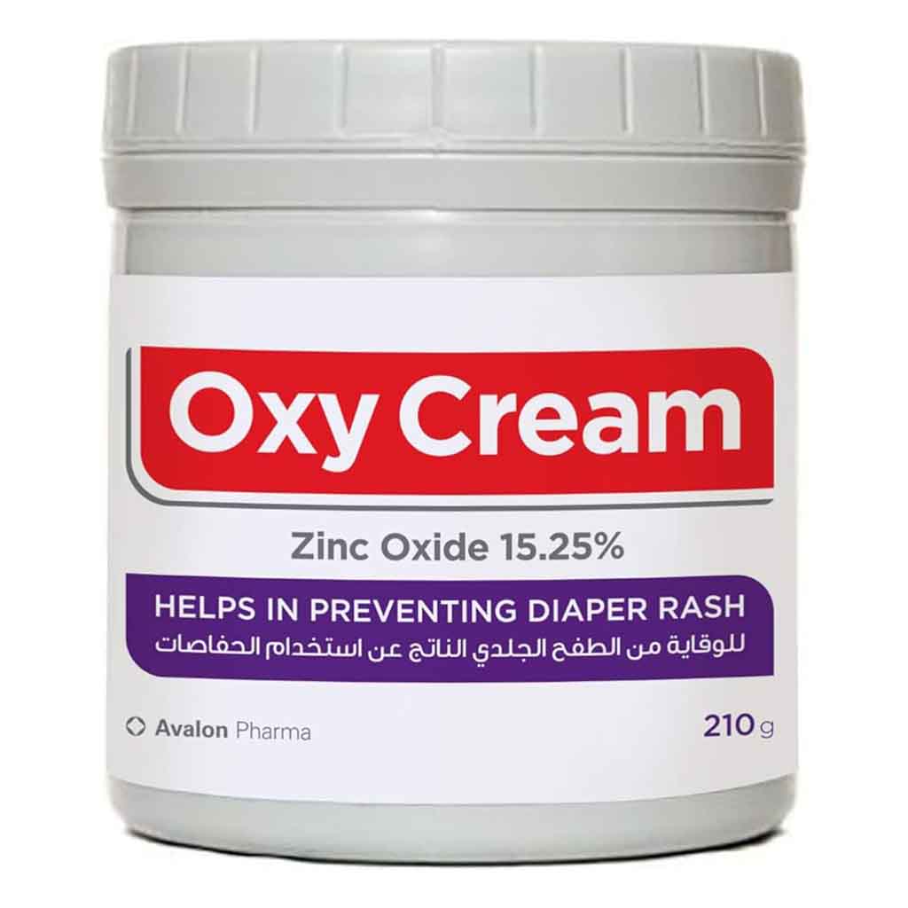 Avalon Care Oxy Cream Jar For Baby Diaper Rash 210g