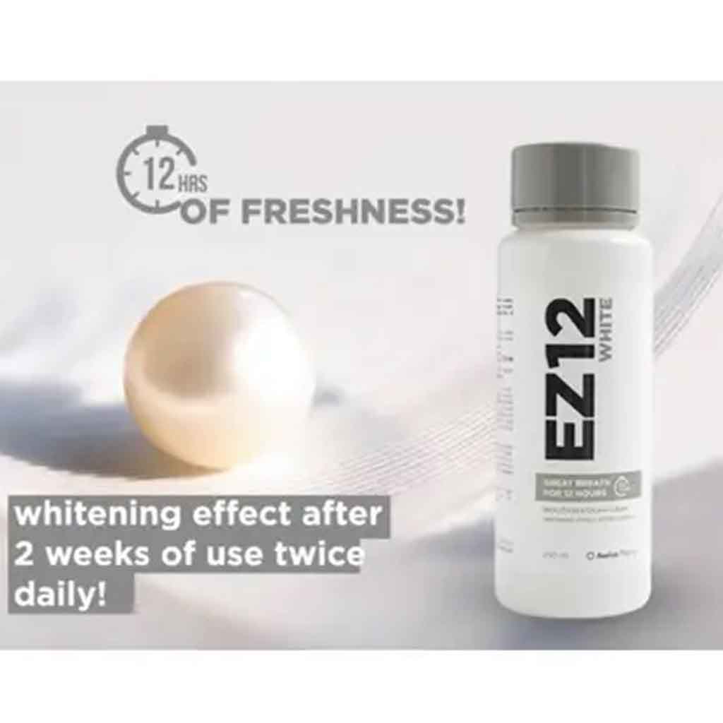 Avalon Ez12 White Mouthwash For Pleasant Breath 250ml