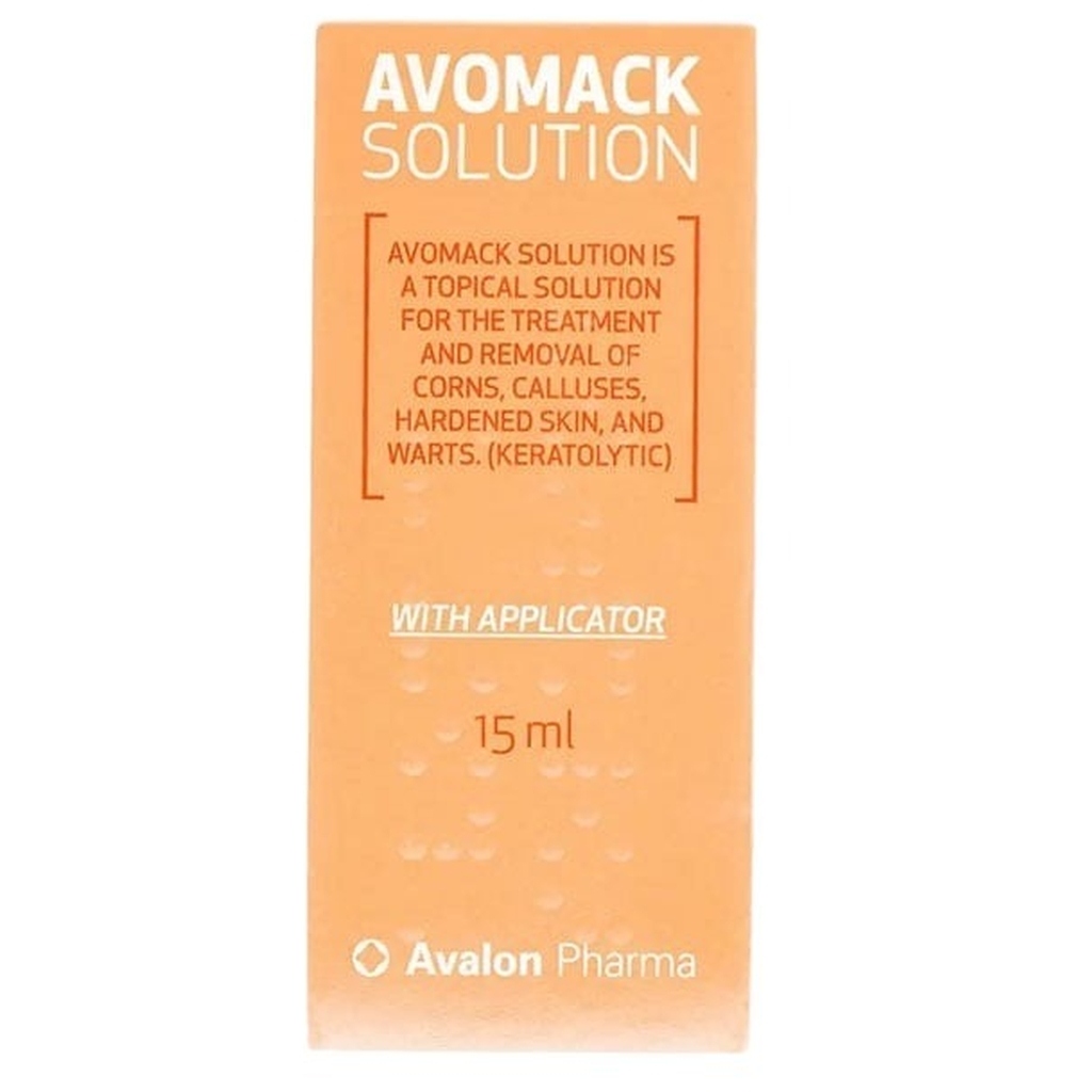 Avalon Avomack Solution For Corns & Calluses 15ml