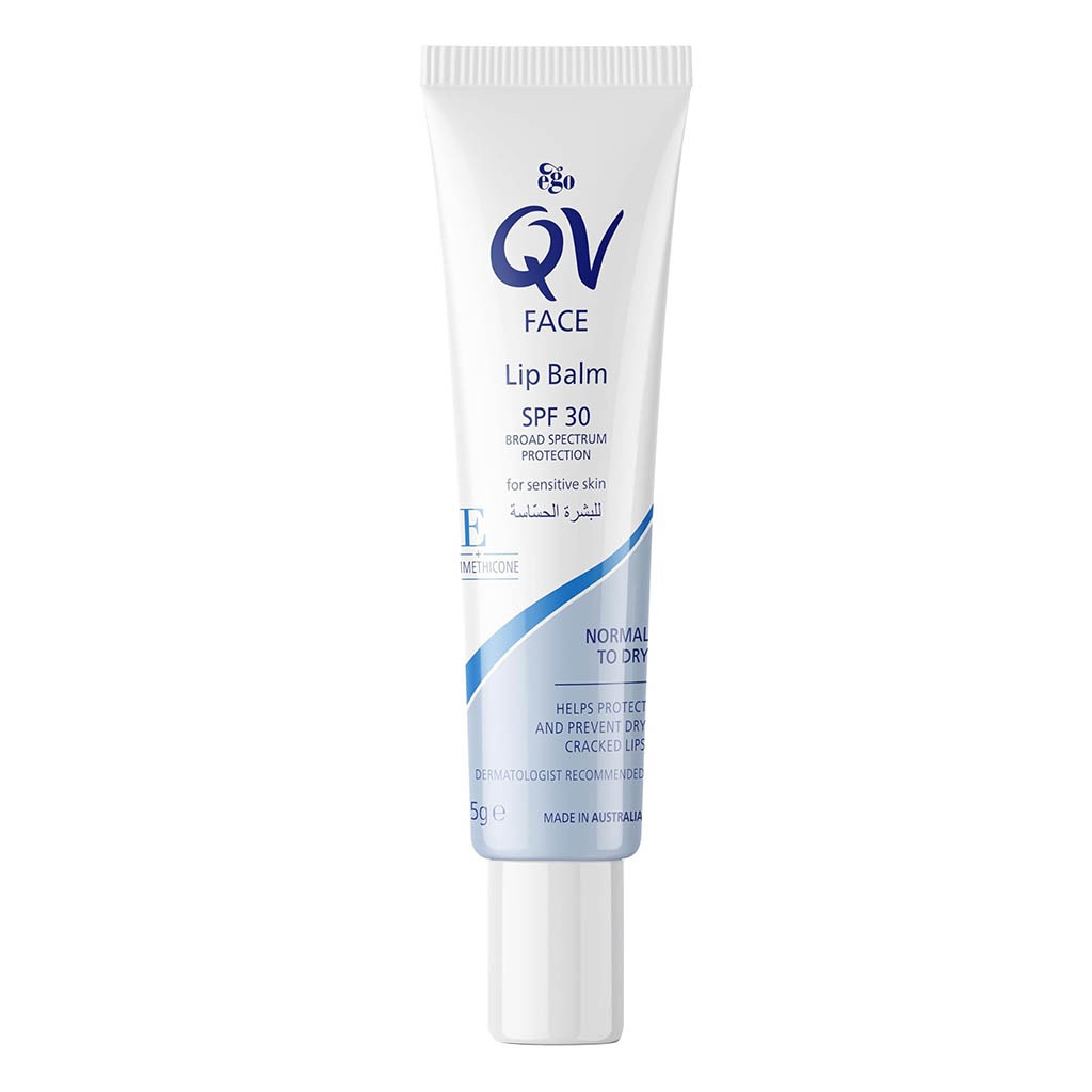 Ego Qv Moisturizing Face Lip Balm With SPF 30 For Sensitive Skin 15g