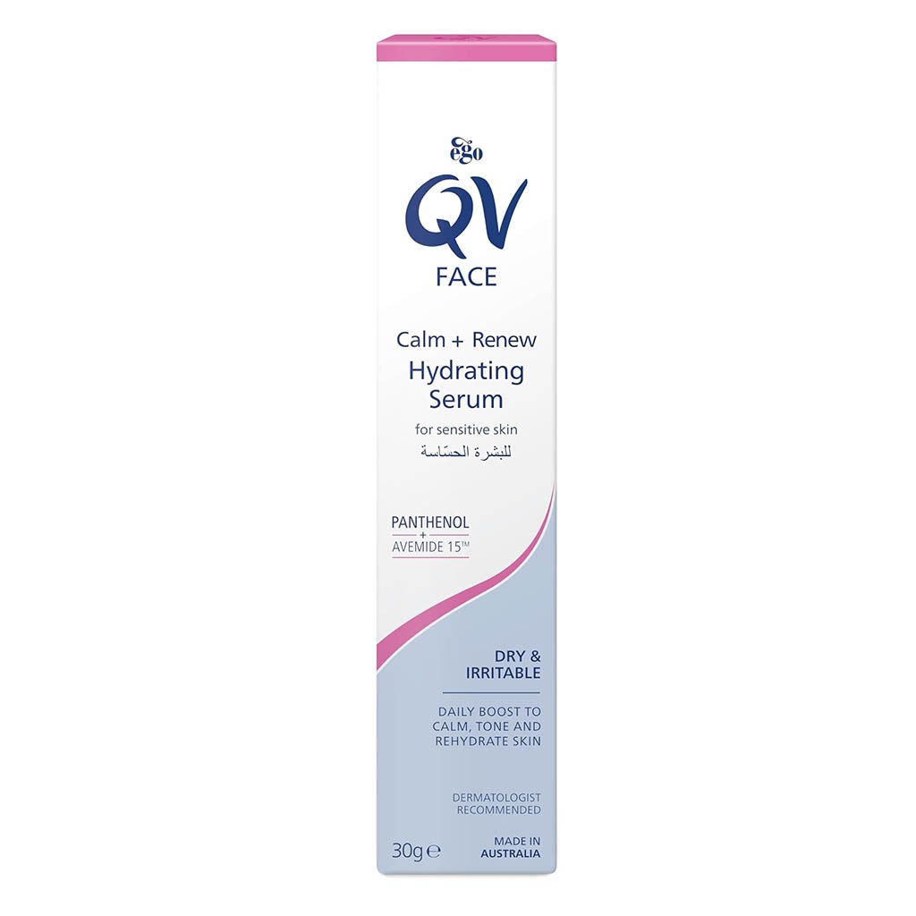 Ego QV Calm + Renew Hydrating Face Serum For Sensitive Skin 30g