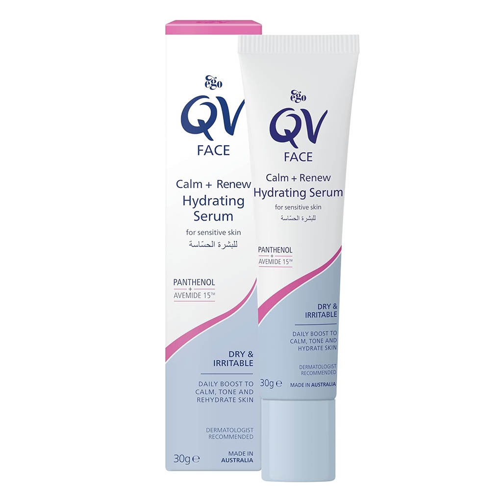 Ego QV Calm + Renew Hydrating Face Serum For Sensitive Skin 30g