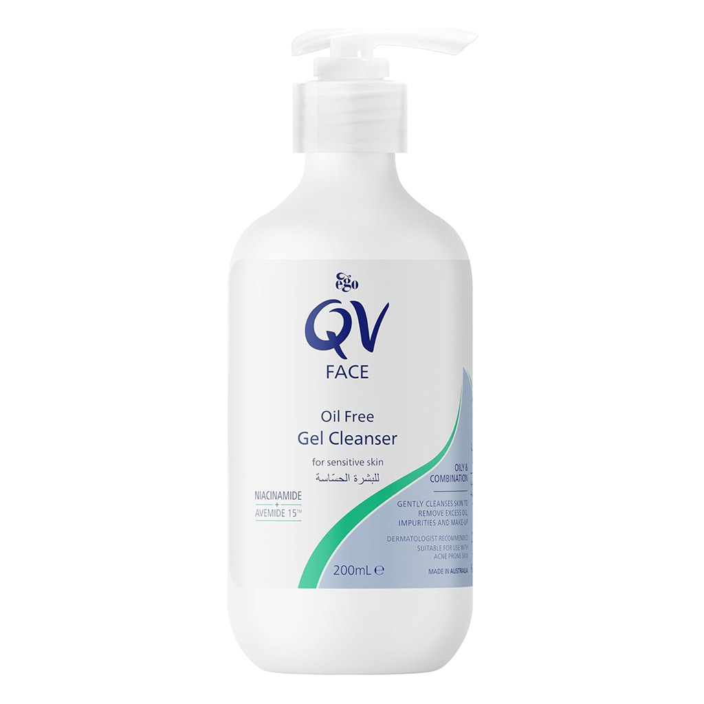 Ego QV Face Oil Free Gel Cleanser For Sensitive Skin 200ml