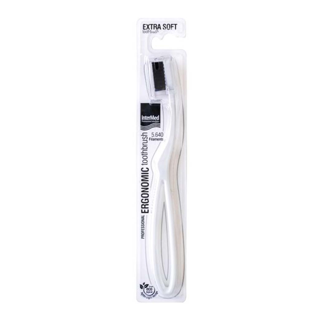 Intermed Ergonomic Extra Soft Toothbrush - White