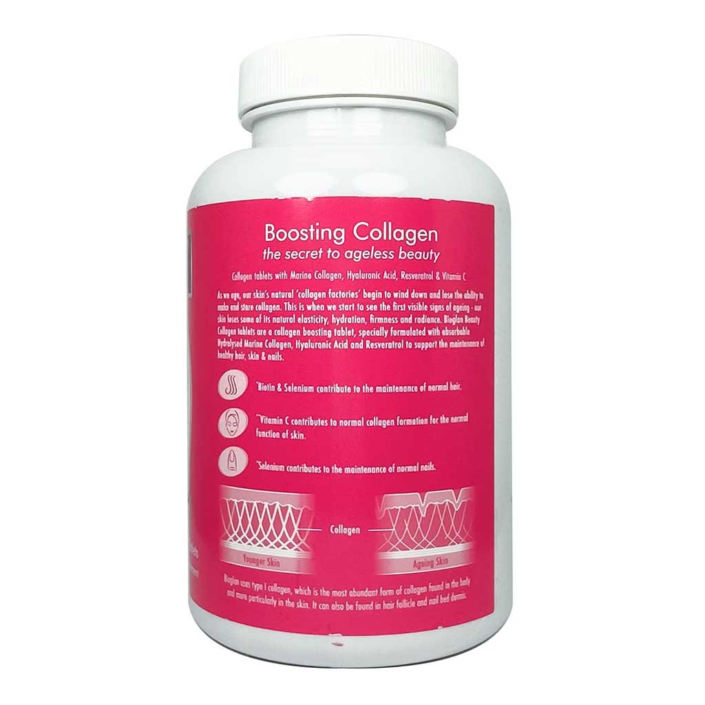 Bioglan Beauty Marine Collagen Supplement Tablets, Pack of 90's