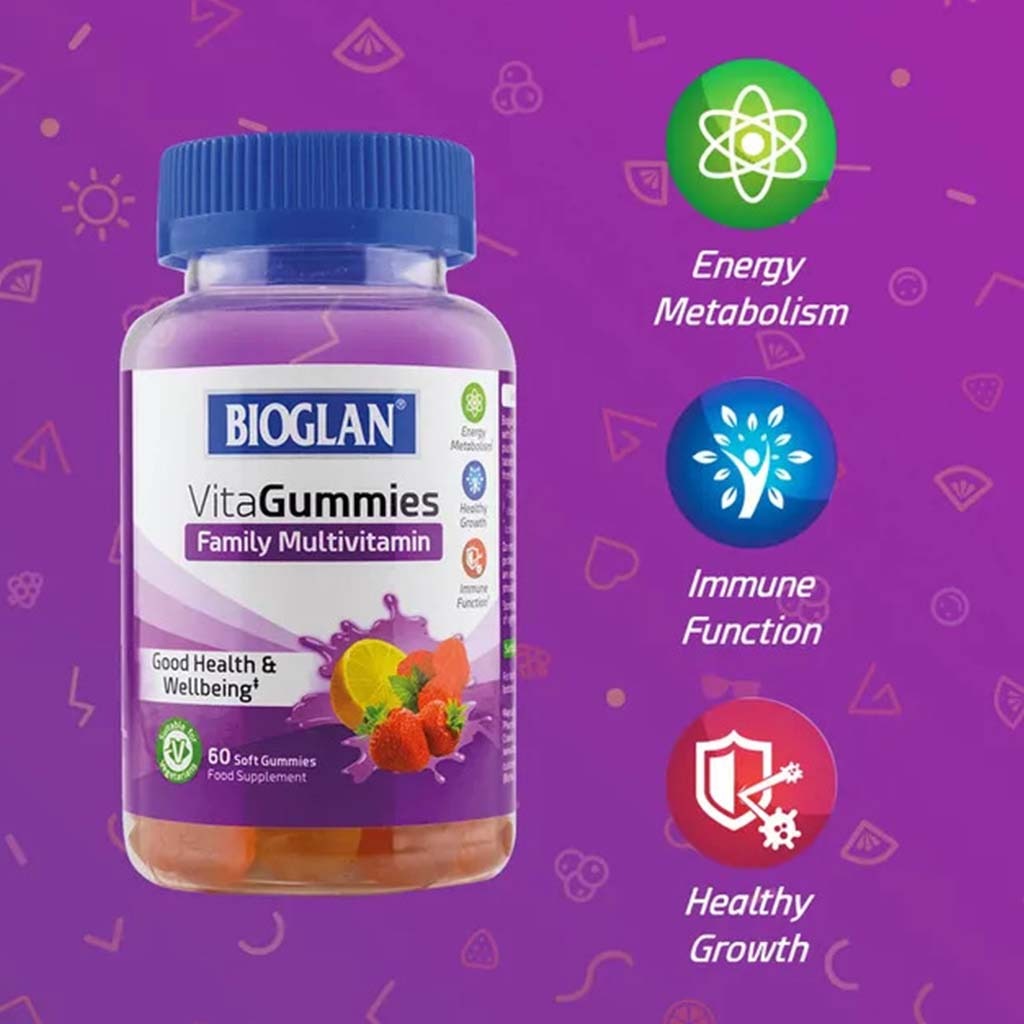 Bioglan Family Multivitamin Vitagummies, Pack of 60's