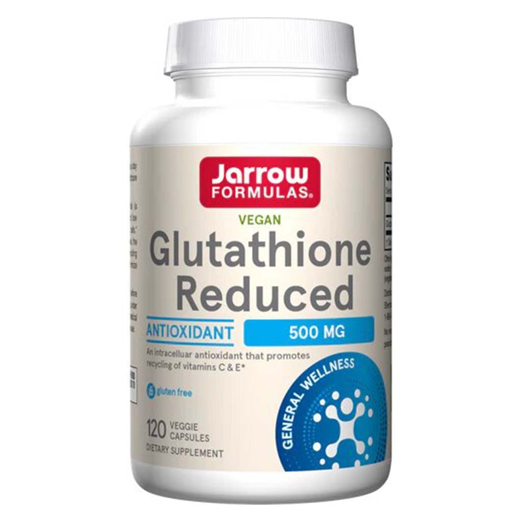 Jarrow Formulas Glutathione Reduced 500mg Capsules, Pack of 120's