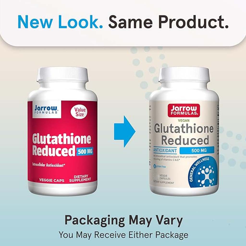 Jarrow Formulas Glutathione Reduced 500mg Capsules, Pack of 120's