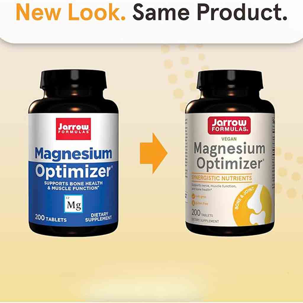 Jarrow Formulas Magnesium Optimizer Tablets, Pack of 200's