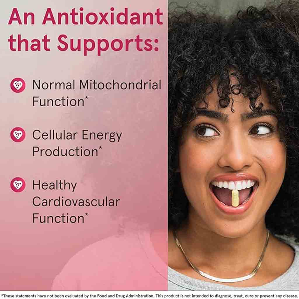 Jarrow Formulas CoQ10 200mg Capsules, Pack of 60's