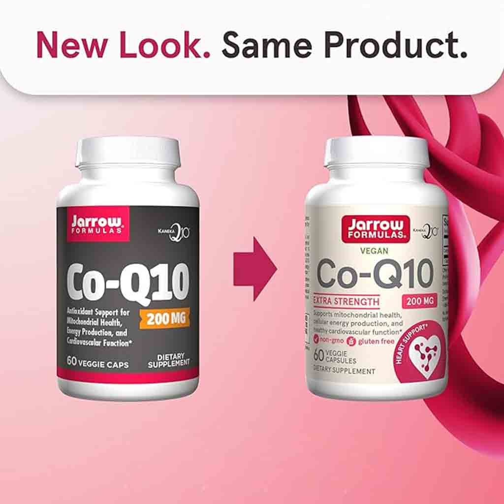 Jarrow Formulas CoQ10 200mg Capsules, Pack of 60's