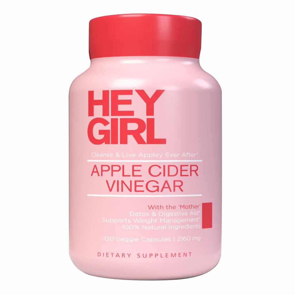 Hey Girl Nutrition Apple Cider Vinegar Capsules, Pack of 120's