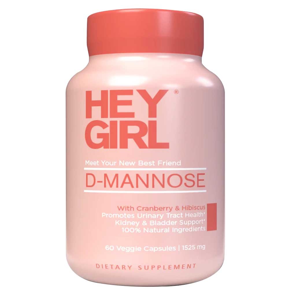 Hey Girl Nutrition D-Mannose Supplement Capsules, Pack of 60's