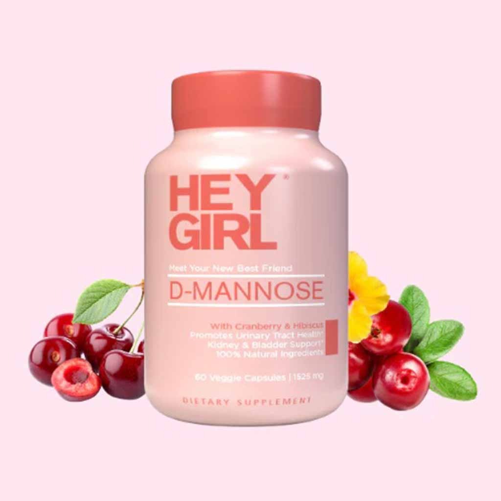 Hey Girl Nutrition D-Mannose Supplement Capsules, Pack of 60's