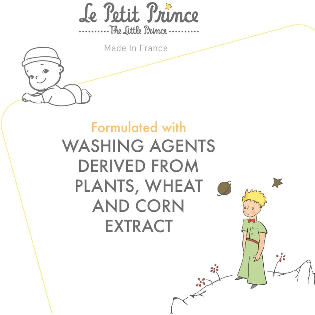 Le Petit Prince Baby 2 in 1 Liquid Detergent and Fabric Softener 1000ml