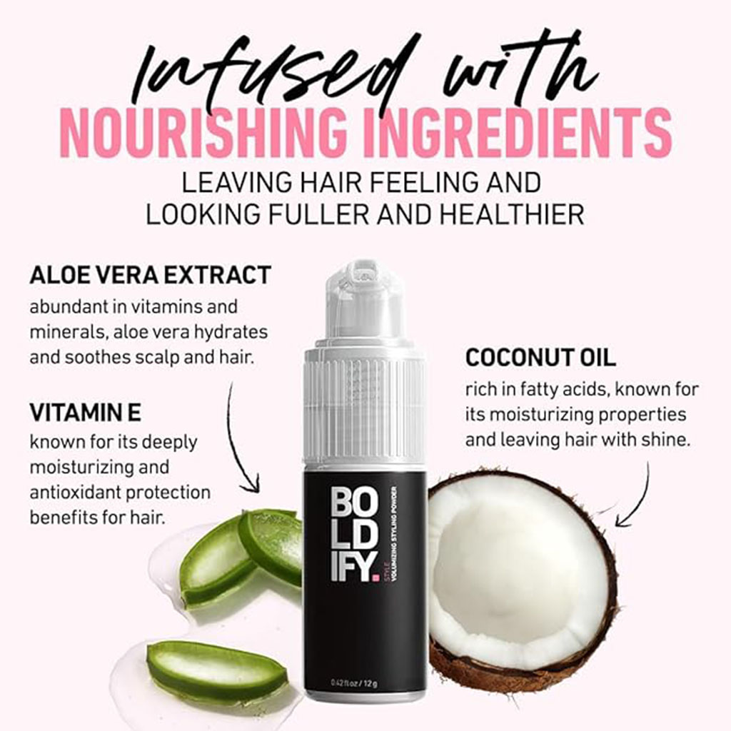 Boldify Style Hair Volumizing Styling Powder Spray 12g
