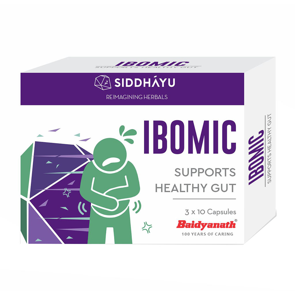 Siddhayu Ibomic Capsules For Gut Health, Pack of 30’s