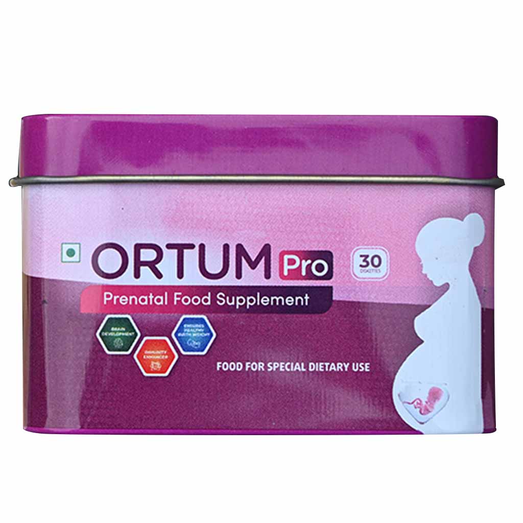 Siddhayu Ortum Pro Diskettes Prenatal Food Supplement, Pack of 30’s